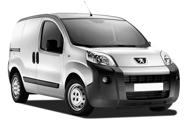 Vue latérale du fourgon PEUGEOT BIPPER - 2008 – modèle utilitaire aménageable
